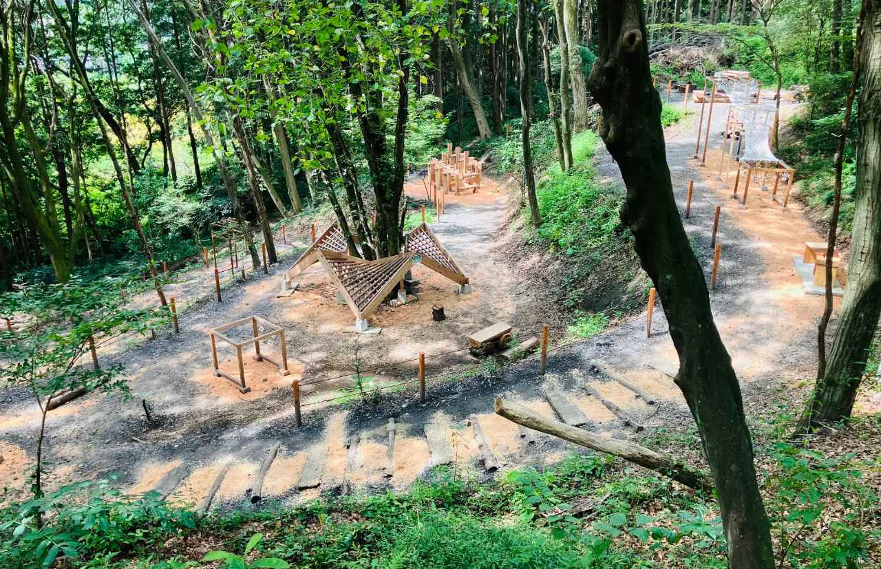 栃木県産木材で学生がアートの森づくり 3大学連携で地域資源の新たな